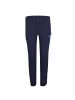 Trollkids Trekking Hose Wanderhose "Kjerag Zip Off" in Marineblau / Mittelblau