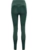 Hummel Leggings Hmlclea Damen in GREEN GABLES/GARDEN TOPIARY ME