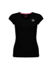 BIDI BADU Bella 2.0 Tech V-Neck Tee - pink in schwarz