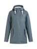 ICEBOUND Damen Wattierte Regenjacke in Blaugrau