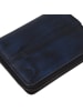 Greenburry Destressed Geldbörse RFID Schutz Leder 13 cm navy blue