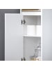 SoBuy Badezimmerschrank in Mattweiß - (W) 30 x (H) 170 x (L) 30 cm