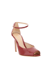 Gianvito Rossi Mehrfarbig Rot Kalbsleder High Absatz Pumps