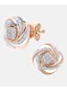 Diamant L'éternel Ohrstecker aus 750 Roségold mit Diamant gedreht in Roségold