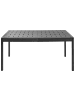Beliani Esstisch BARTICA in Schwarz - (W) 84 x (H) 76 x (L) 154 cm