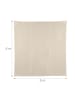 relaxdays Sonnensegel in Beige (B)500 x (T)500 cm