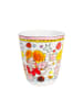 Blond Amsterdam Becher Rosa Rand in Bunt - 350 ml