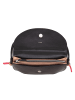 DuDu Skye Umhängetasche Leder 21 cm in black rose