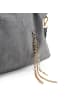 FREDs BRUDER Velvet Wild Schultertasche Leder 59 cm dark grey