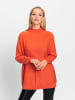 Heine Stehkragenpullover in orange