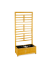 relaxdays Rankgitter mit Pflanzkasten - (B)71 x (H)171 x (T)31,5 cm
