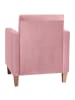 others SESSEL Karol Bezug Samtvelours Buche natur / rosé