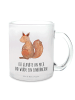 Mr. & Mrs. Panda Pott Einhorn Glauben mit Spruch in Transparent