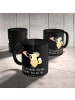 Mr. & Mrs. Panda Teetasse Jagdhorn Melodie mit Spruch in Schwarz