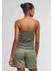Urban Classics Urban Classics Ladies Waterfall Jersey Top in olive
