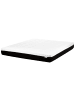 Beliani Matratze SPONGY in Weiß/Schwarz - (W) 180 x (H) 25 x (L) 200 cm