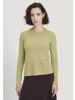 Hessnatur Strick Pullover Regular in helles moos