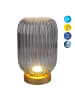 näve LED Tischleuchte "LUISE" in gold - (L)23 cm x (B)14 cm x (H)23 cm