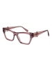 Ana Hickmann Damen Optische Fassungen Rechteck Rose