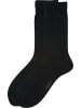 camano Baumwolle Herren Business-Socken 2 Paar in schwarz
