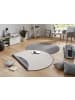 NORTHRUGS In- & Outdoor Wendeteppich Uni Miami grau