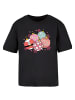 F4NT4STIC Tee Pink Cute Weihnachten Tree Balls in schwarz