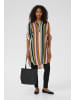 Kaffe Kleid KAmarana Regular fit in Green / Pink Stripe Print
