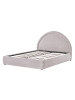 Beliani 2-tlg Doppelbett MOUZON in Beige/Grau
