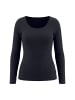 Ulla Popken Langarmshirt in schwarz