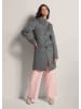 MADELEINE Kurzmantel mit Stehkragen in graphit / wollweiß / melange