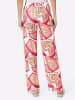Heine Jersey-Hose in pink-ecru-bedruckt