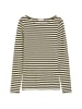 Marc O'Polo Ringel-Longsleeve regular in multi/ mossy olive