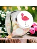 Mr. & Mrs. Panda Teedose Flamingo Classic ohne Spruch in Weiß