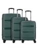 D&N Travel Line 4300 4 Rollen Kofferset 3-teilig dark green