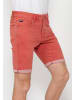 KOROSHI Bermuda Denim Stretch Regular Farben in rot