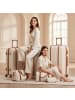 FERGÉ Kofferset Hartschale 5-teilig Koffer Set Reisegepäck MILANO in beige