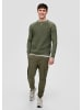 QS Strickpullover langarm in Olive