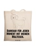 Mr. & Mrs. Panda totebag Malteser Moment mit Spruch in Creme