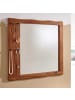 FineBuy Spiegel in Braun / Sheesham / 80x3x80