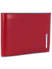 Piquadro Blue Square Geldbörse Leder 12,5 cm in rot