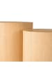 home24 home24 Beistelltisch als 2er-Set aus Holzwerkstoff im skandinavischen Stil in Esche Hell
