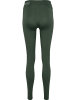 Hummel Leggings "Hmlte Fundamental Mid Waist Tights" in Grün