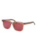 Hally & Son Männer Sonnenbrille Quadratisch Beige