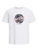 JACK & JONES Junior T-Shirt Honolulu Jnr Baumwolle in bright white