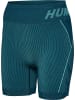 Hummel Hummel Kurze Hose Hmlte Multisport Damen Dehnbarem Schnelltrocknend Nahtlosen in DEEP TEAL/PASTEL TURQUOISE MEL