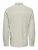 Only&Sons Knopfleisten Langarmshirt für Herren in uni
