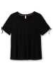 sheego T-Shirt in schwarz+hummer gemustert