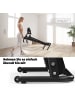 ABRIHOME Laufband in Schwarz 2-in-1 klappbar 120 kg mit APP für Zuhause