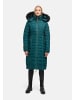 Navahoo Wintermantel Umay in Ocean Green