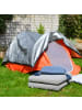 AMANKA Schattennetz Sonnensegel Alu 2x2m silber